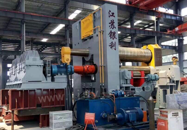 水平下(xià)調式卷(juan)闆機